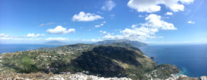 La Penisola Sorrentina vista da Monte San Costanzo
