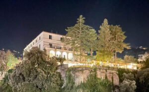 Sorrento and the Relais La Rupe by night