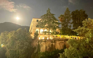 Sorrento and the Relais La Rupe by night